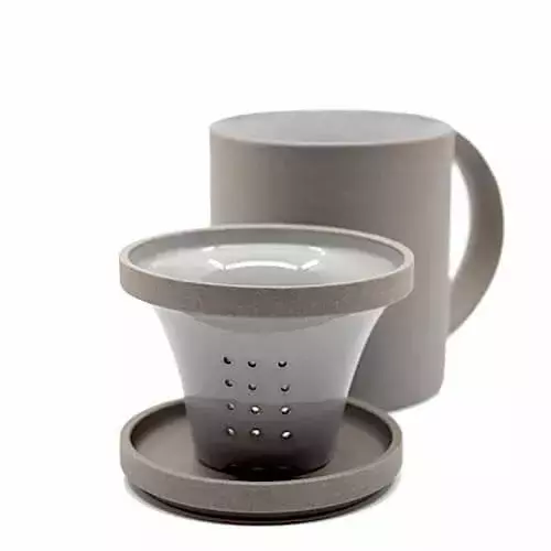 Ceramic cup with infuser 300ml