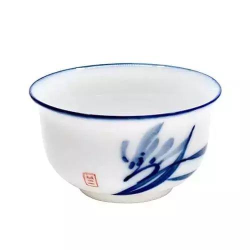Ceramic tea bowl "AST" white 30ml - AST