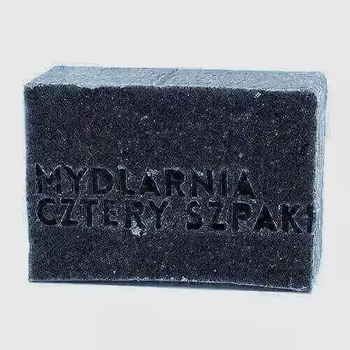 Mydło rzemieślnicze "Węglowe" 110g - Cztery Szpaki